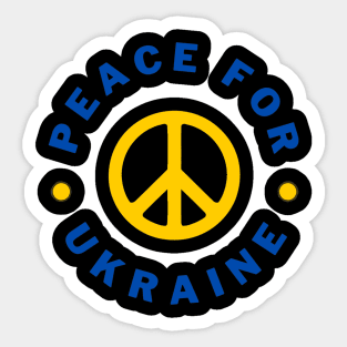 Peace for Ukraine Sticker